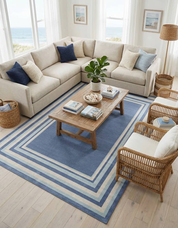 Detail image of 7' 1 x 10' Lotus Rug