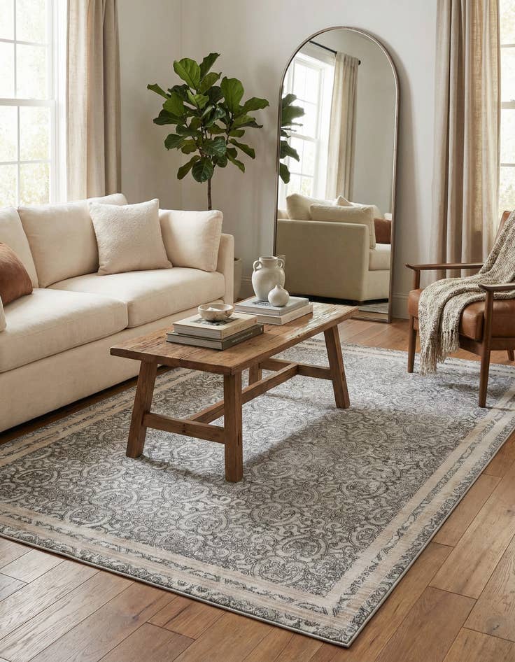 Detail image of 5' 3 x 7' 7 Modern Classical Rug