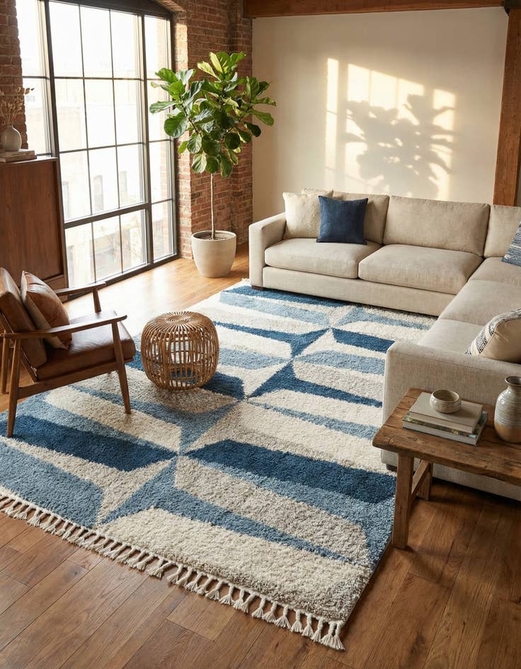 Detail image of 9' x 12' 2 Lagom Shag Rug