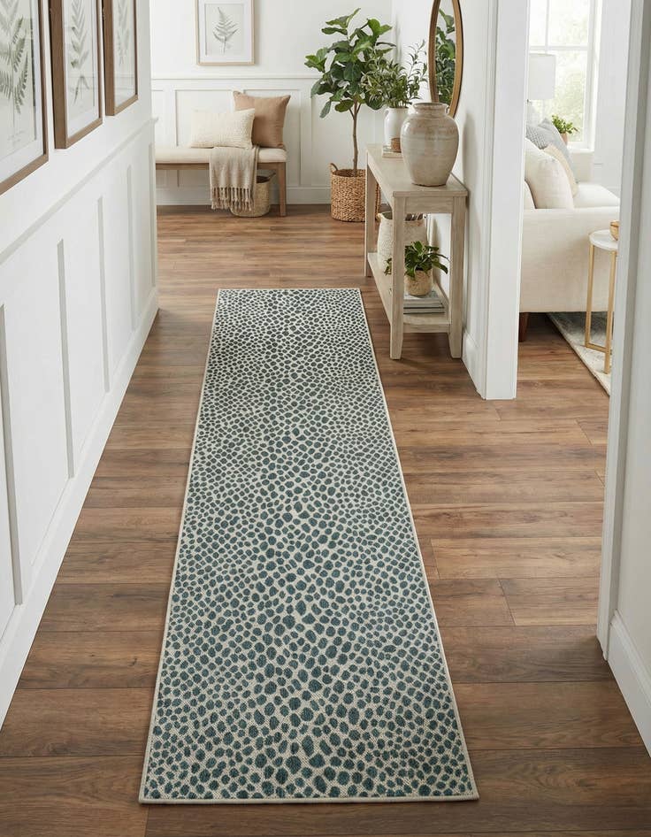 Detail image of  2' 7 x 10'  Washable Jill Zarin Indoor / Outdoor Runner Rug