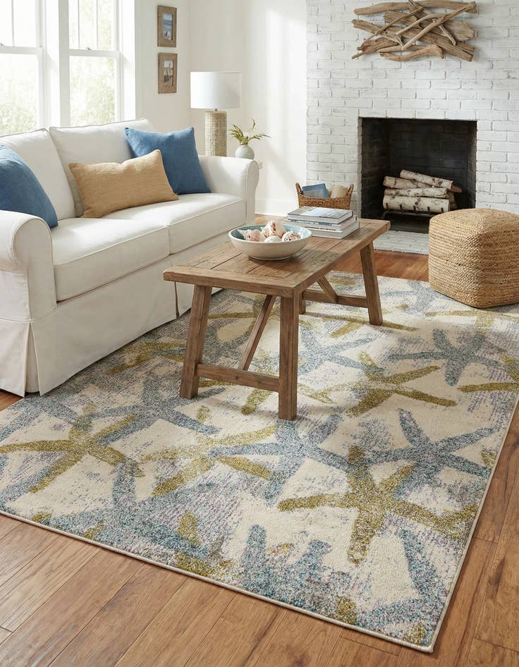 Detail image of 5' x 8' Washable Amalfi Rug