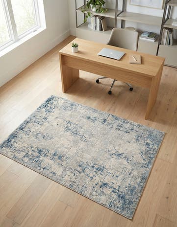 Gray Blue Caspian Rug