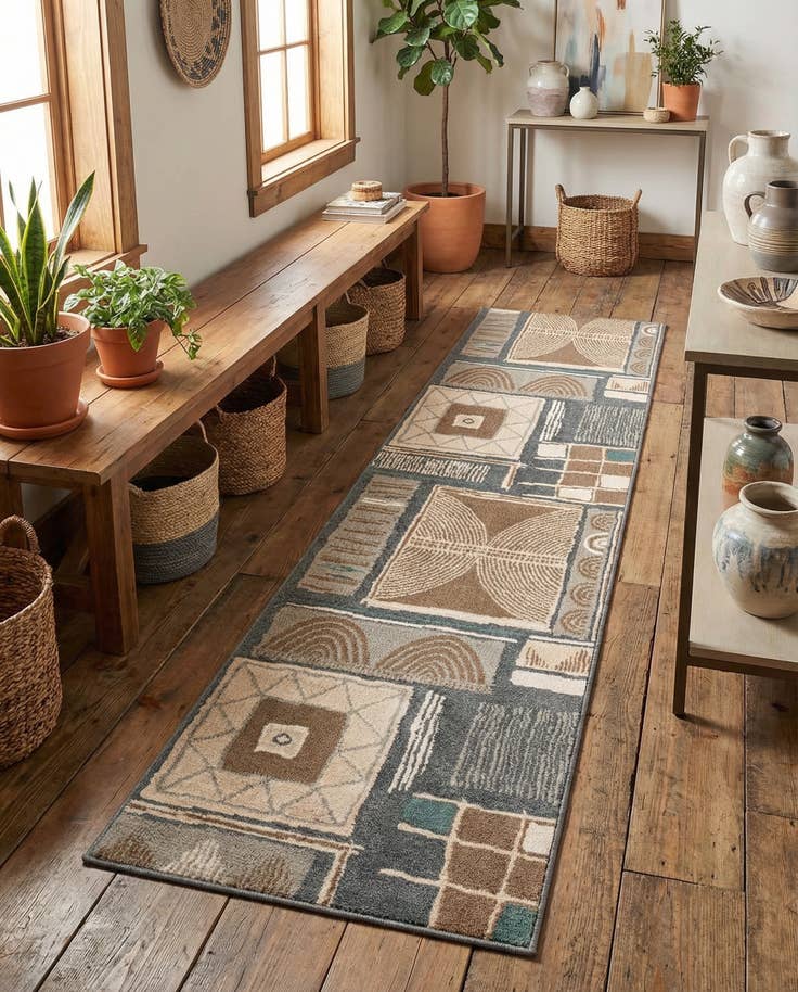 Detail image of 2' 7 x 10' Savannah Runner Rug