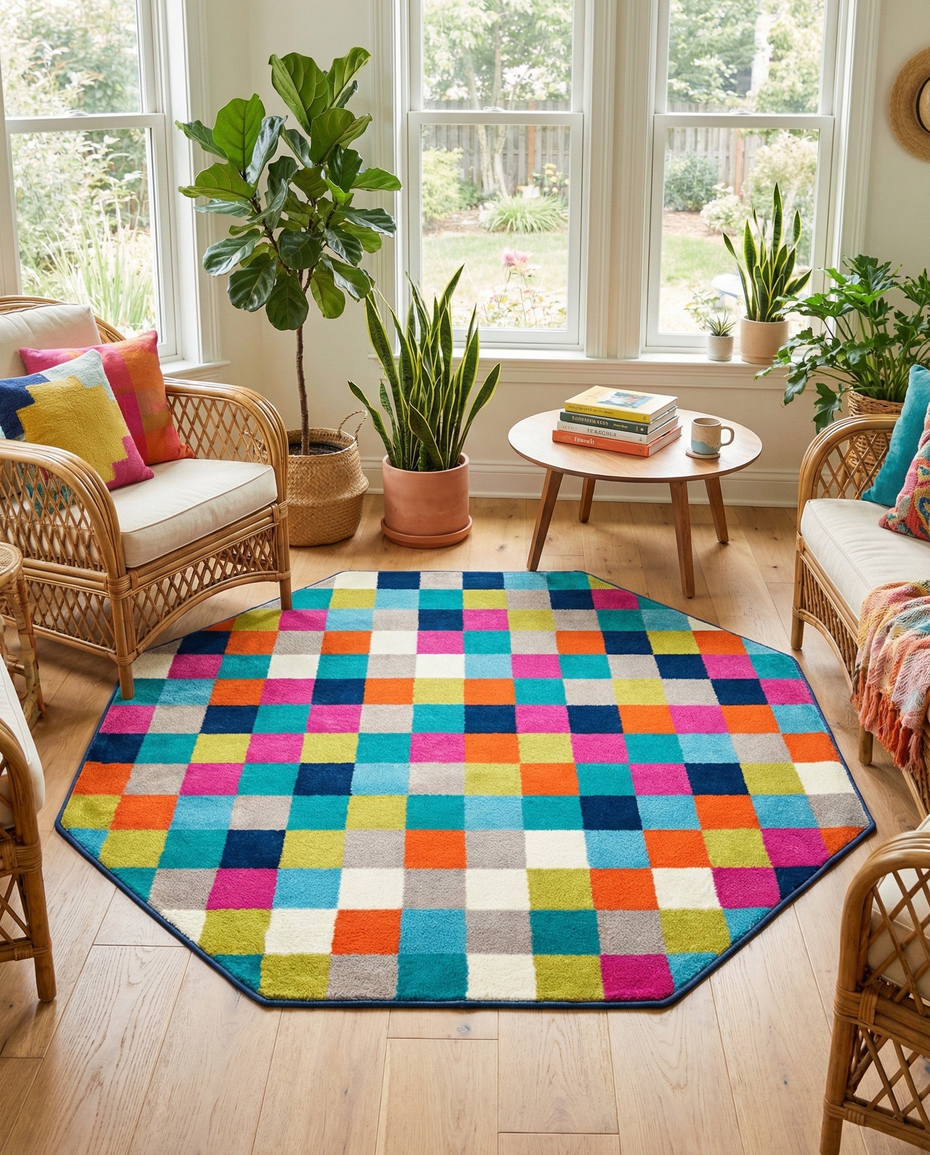5' 3 x 5' 3 Azalea Octagon Rug