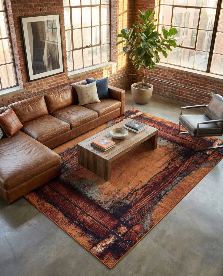 Detail image of 9' x 12' 2 Washable Casablanca Rug