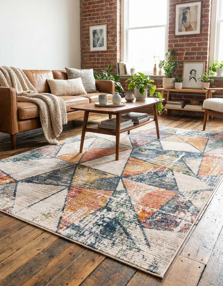 Detail image of  6' x 9' 2 Gemstone Rug