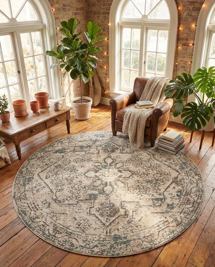 10' x 10' Sahara Round Rug
