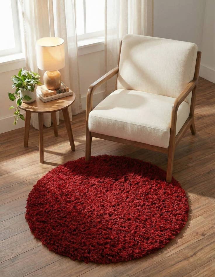 Detail image of 3' 3 x 3' 3 Infinity Shag Round Rug