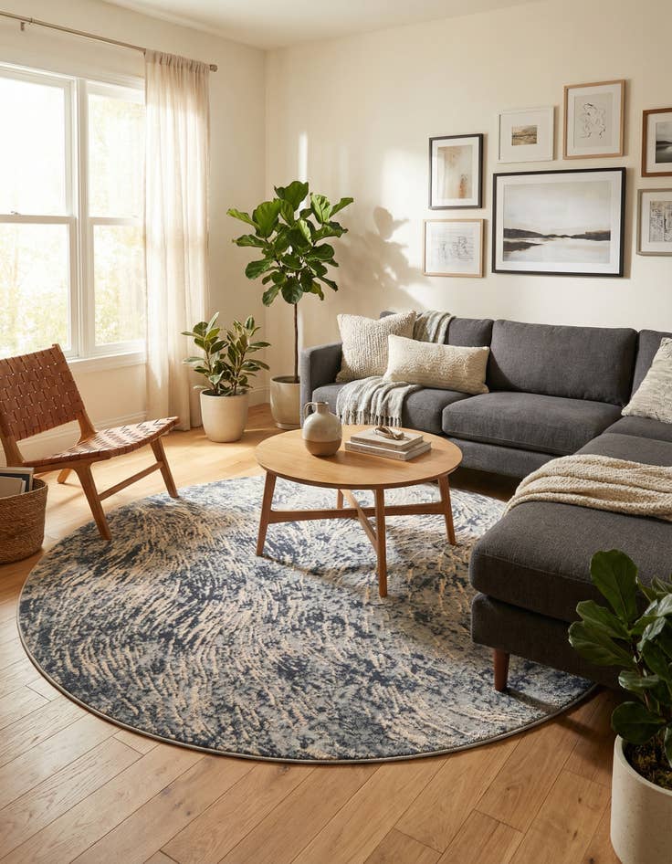 Detail image of 7' x 7' Oasis Round Rug