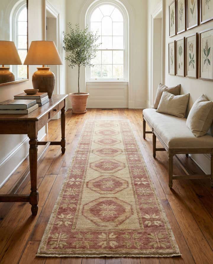 2' 9 x 10' Hand Knotted Oushak Wool Runner Rug
