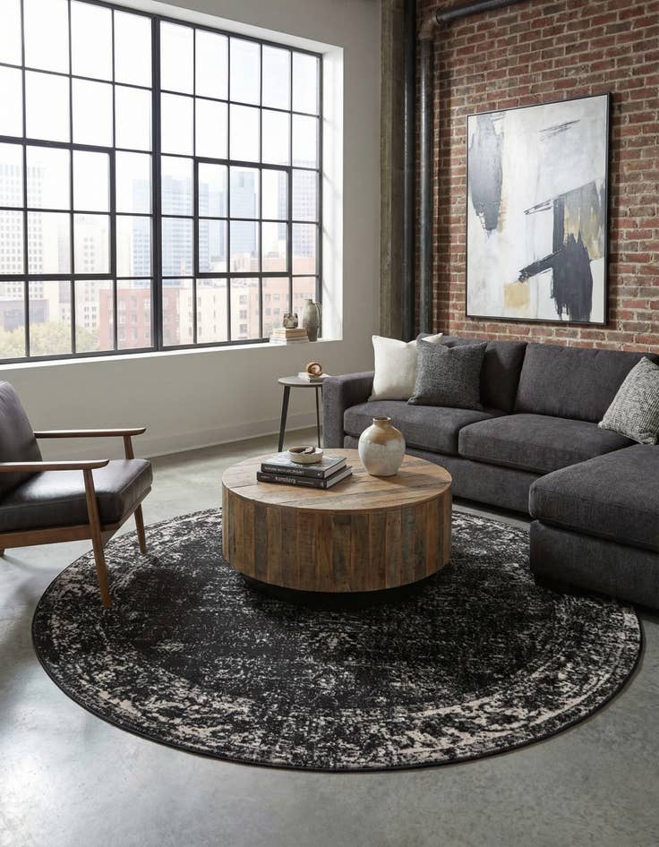 Detail image of 7' 10 x 7' 10 Monte Carlo Round Rug