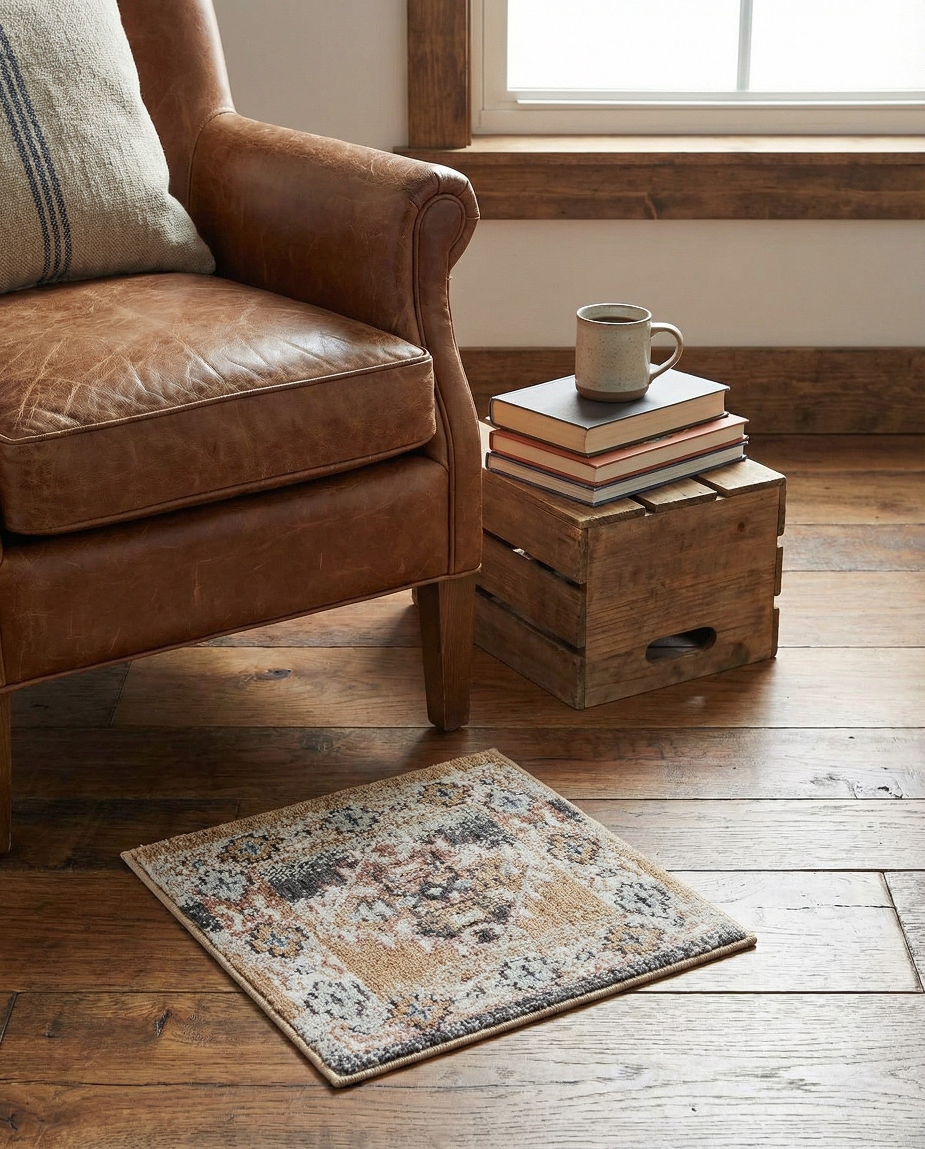 1' 4 x 1' 4 Eco Southwestern Sample Rug