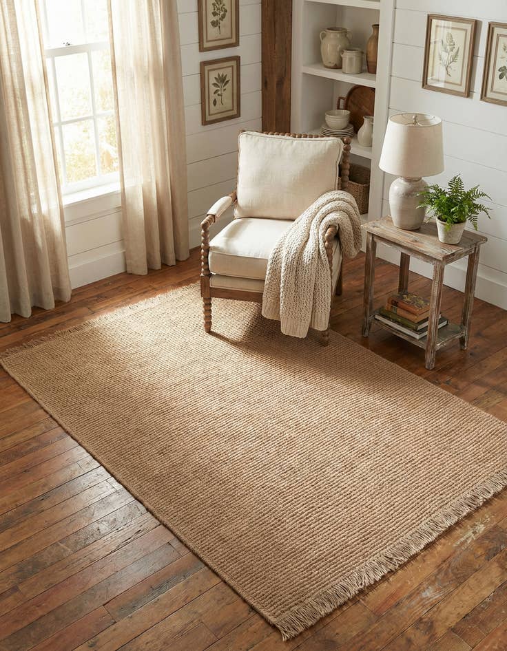 Detail image of 4' 1 x 6' 1 Cottage Farm Rug