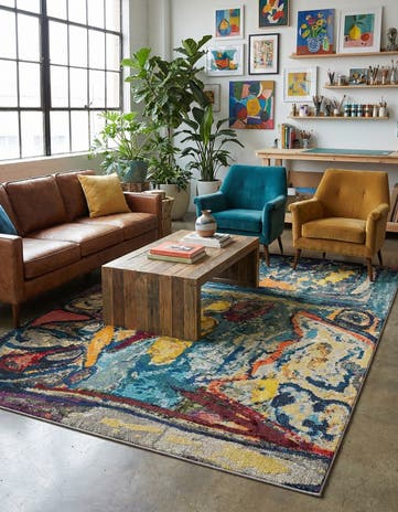 6' x 9' Washable Haerfest Rug