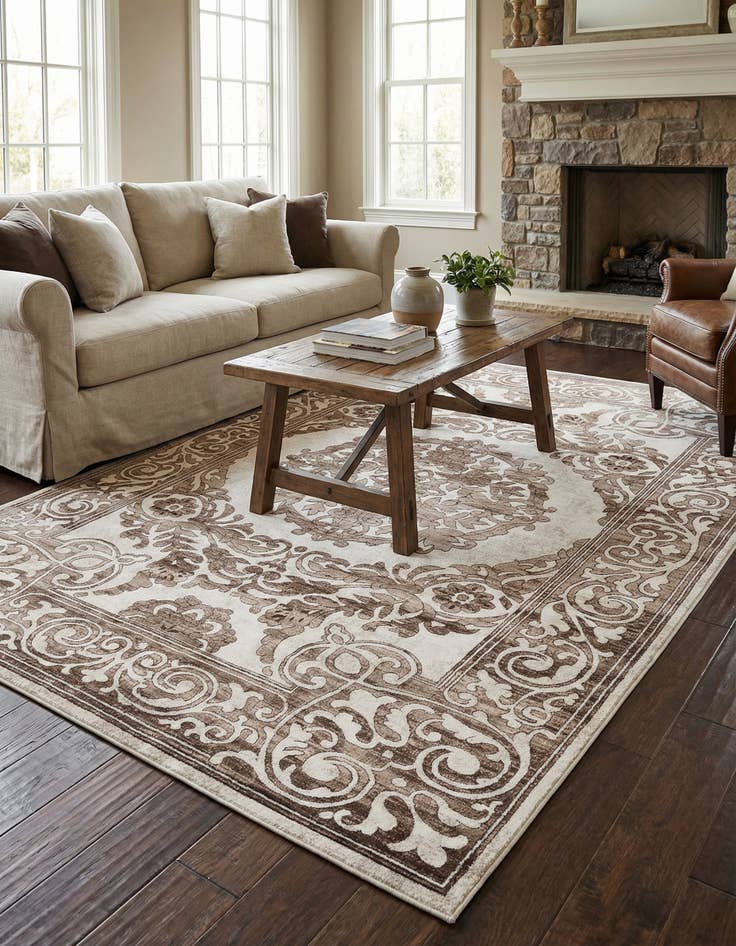 Detail image of  7' 10 x 11' 6 Hermitage Rug