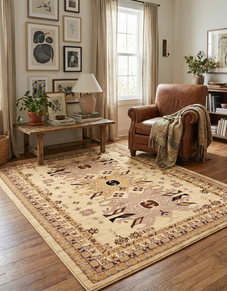 Detail image of 7' x 10' Heris Rug