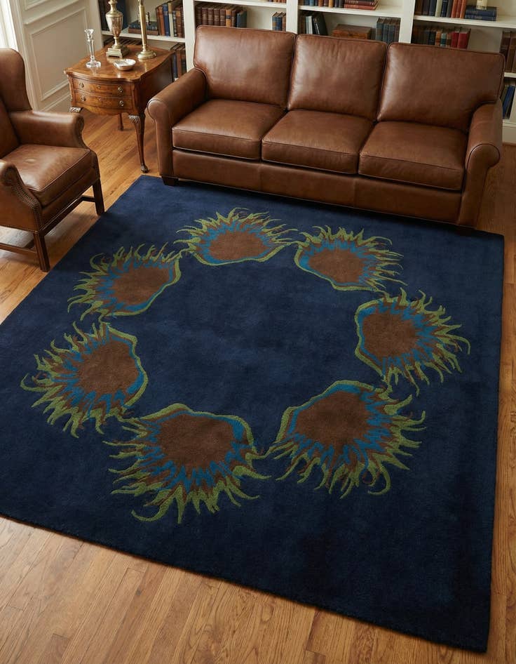 Detail image of 7' 7 x 7' 7 Luna Square Rug