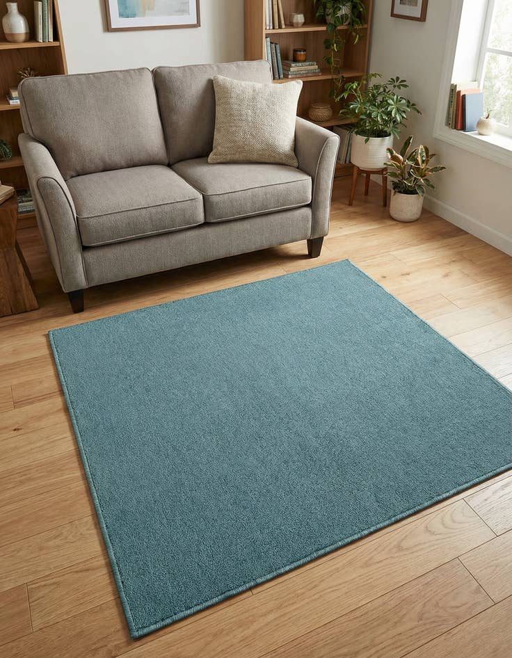 Detail image of 5' 3 x 5' 3 Everyday Solid Square Rug