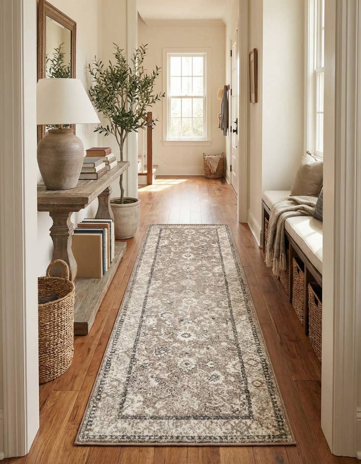 Detail image of 2' 7 x 10' Carrington Runner Rug