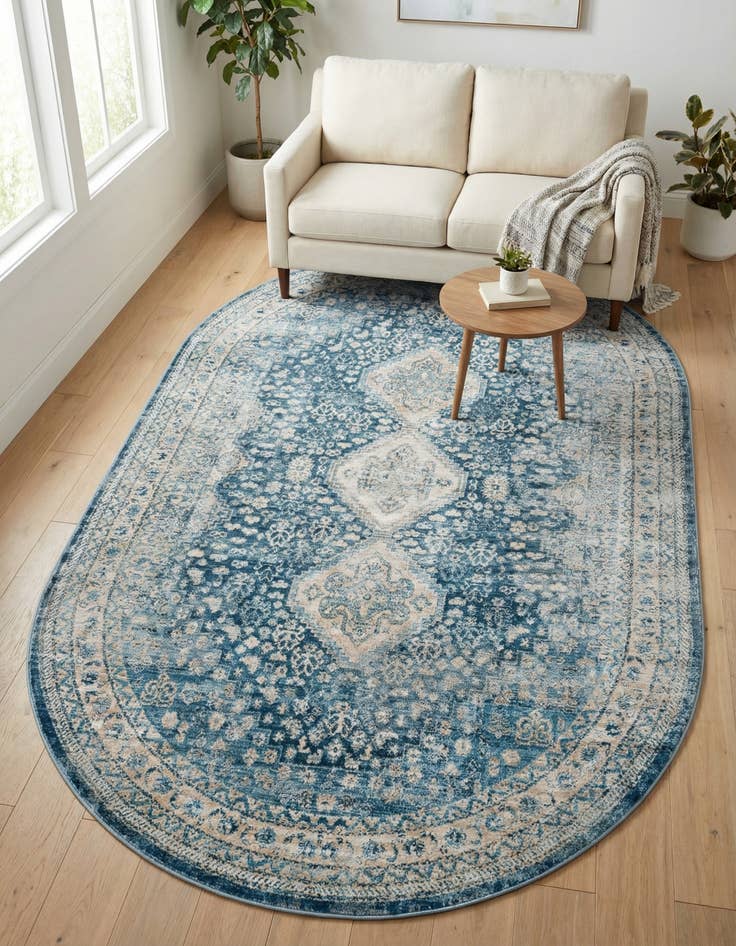 Detail image of 5' 3 x 8' Newport Oval Rug
