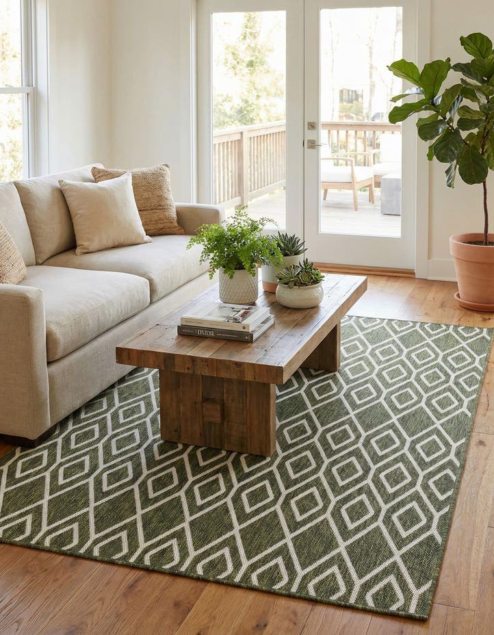 5' 3 x 8' Easy-Clean Jill Zarin Turks and Ca...