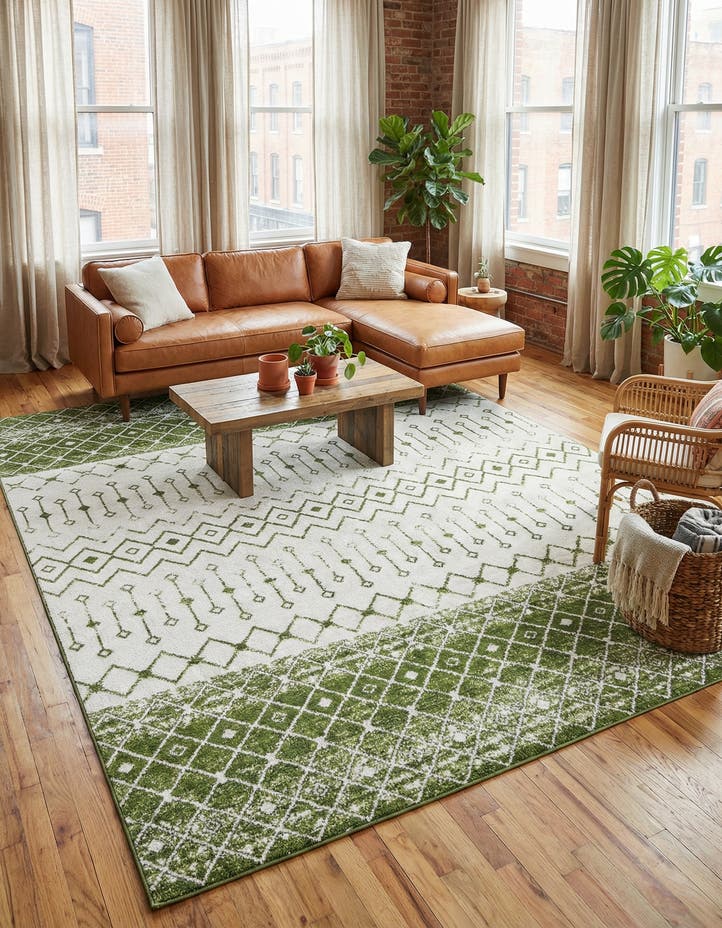 10' 8 x 14' Moroccan Trellis Rug