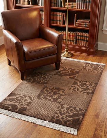 2' 10 x 4' 11 Hand Knotted Darya Wool Rug