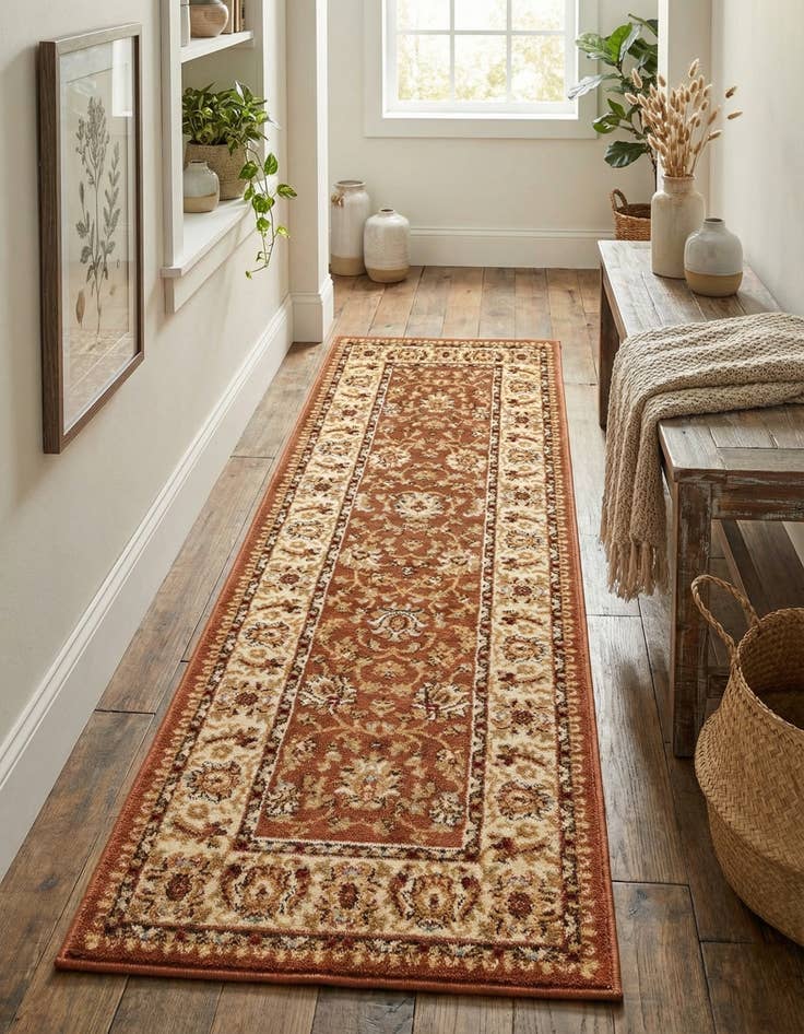 Detail image of 2' x 6' Classic Agra Runner Rug