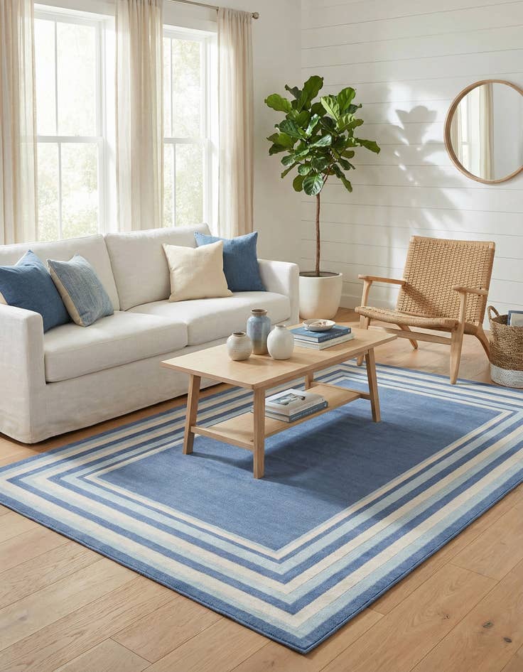 Detail image of 5' 3 x 8' Lotus Rug