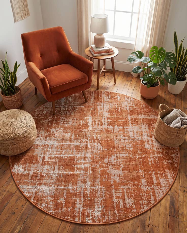 Detail image of 5' 3 x 5' 3 Valencia Round Rug