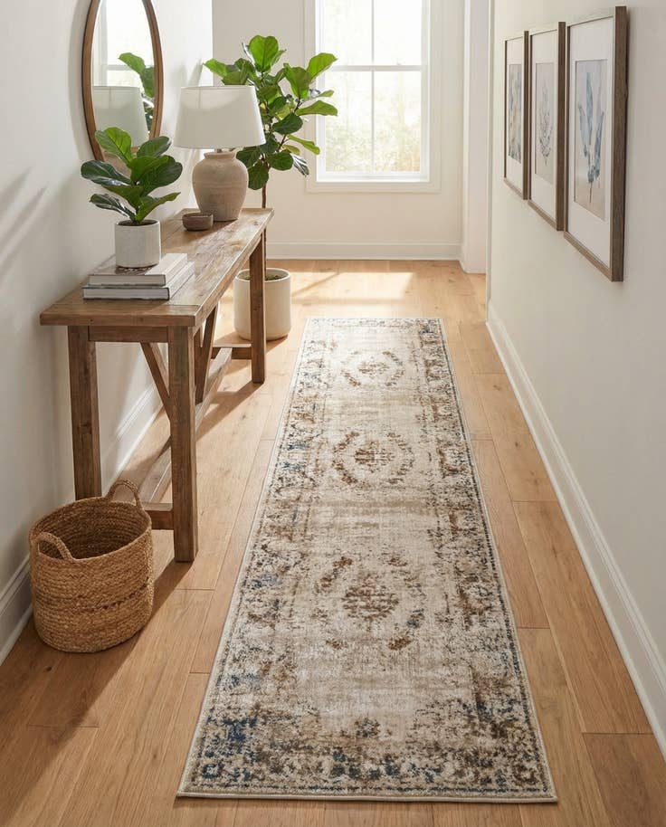 Detailansicht von 60cm x 245cm Villa Läufer Teppich