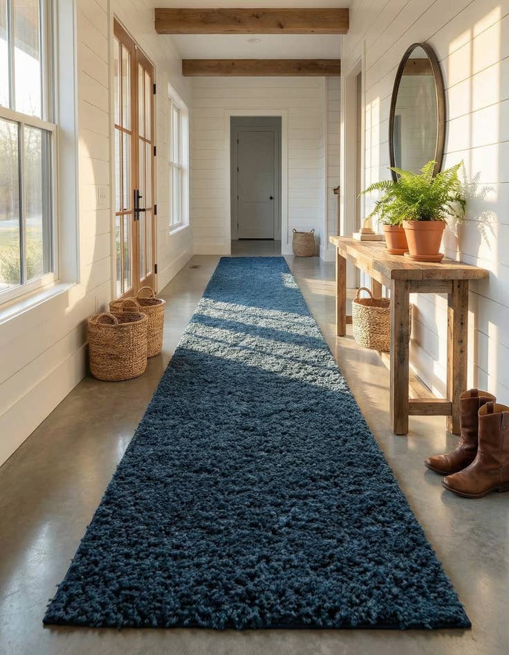 Detail image of 2' 6 x 19' 8 Everyday Shag Runner Rug