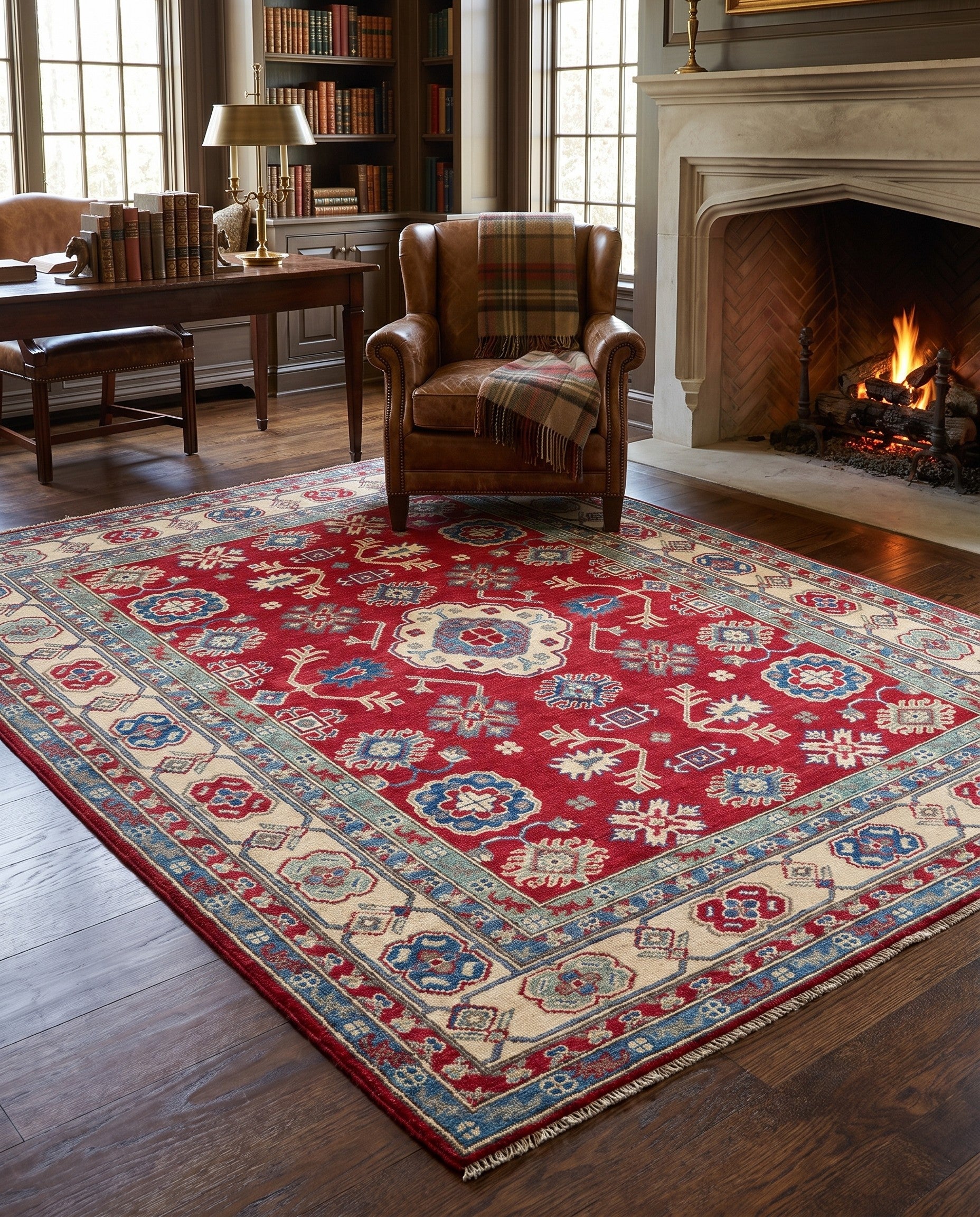 Detail image 3 of 8: 5' x 7' 1 Hand Knotted Kazak Rug