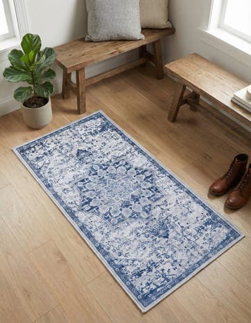 2' x 4' Washable Francesca Runner Rug