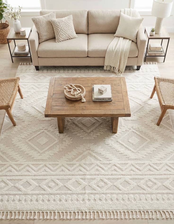 Detail image of 10' x 10' Boho Square Rug