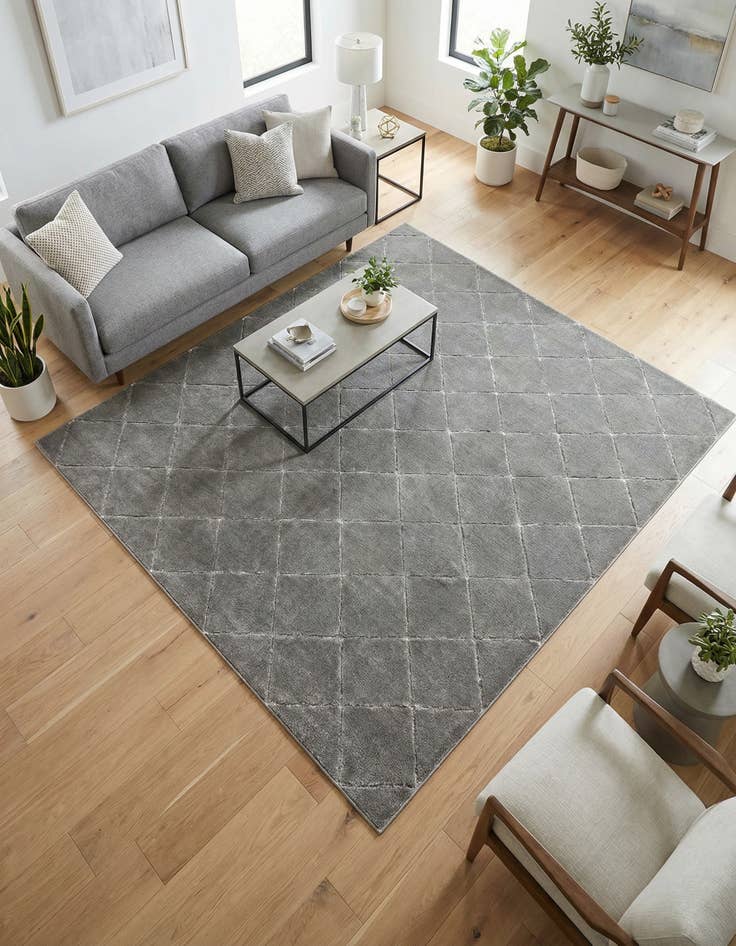 Detail image of 7' 10 x 7' 10 Vogue Geo Square Rug