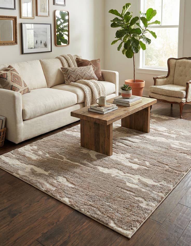 Detail image of 4' x 6' Sepia Rug