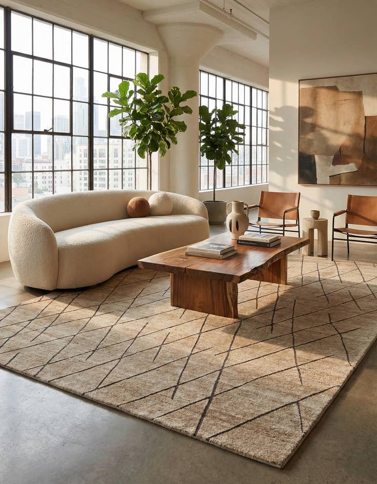 Detail image of 10' x 14' 1 Atlas Moroccan Wool Rug