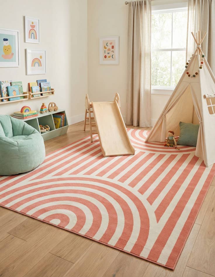 Detail image of 7' 10 x 10' Whimsy Kids Rug