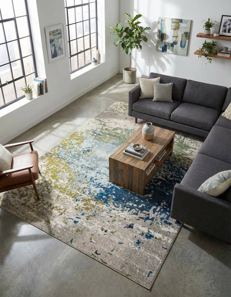 Detail image of 10' x 14'  Washable Casablanca Rug