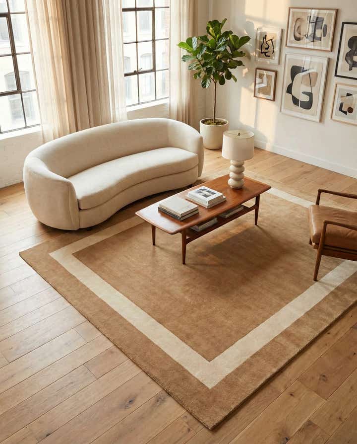 9' x 12' Jill Zarin Border Wool Rug