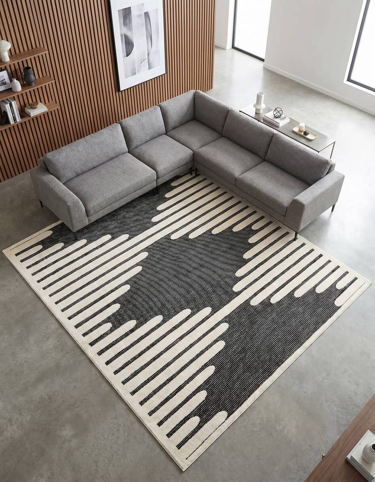 Detail image of 10' x 10' Prismatic Square Rug