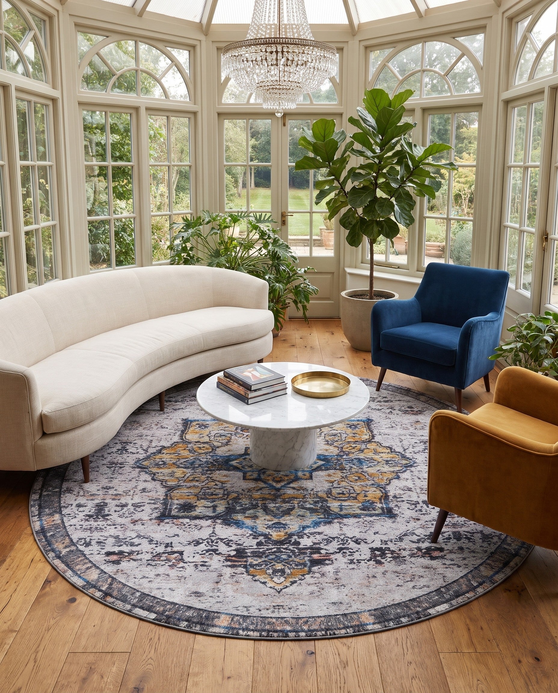 320cm x 320cm Renaissance Round Rug