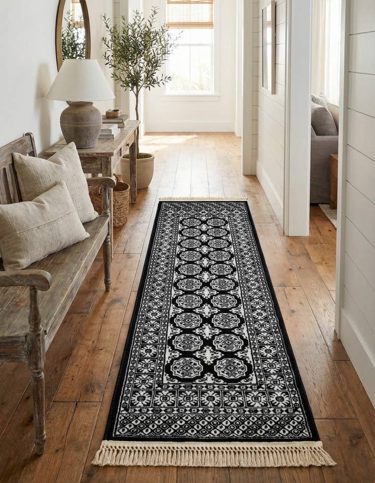 Detail image of 2' x 6' Bokhara Runner Rug