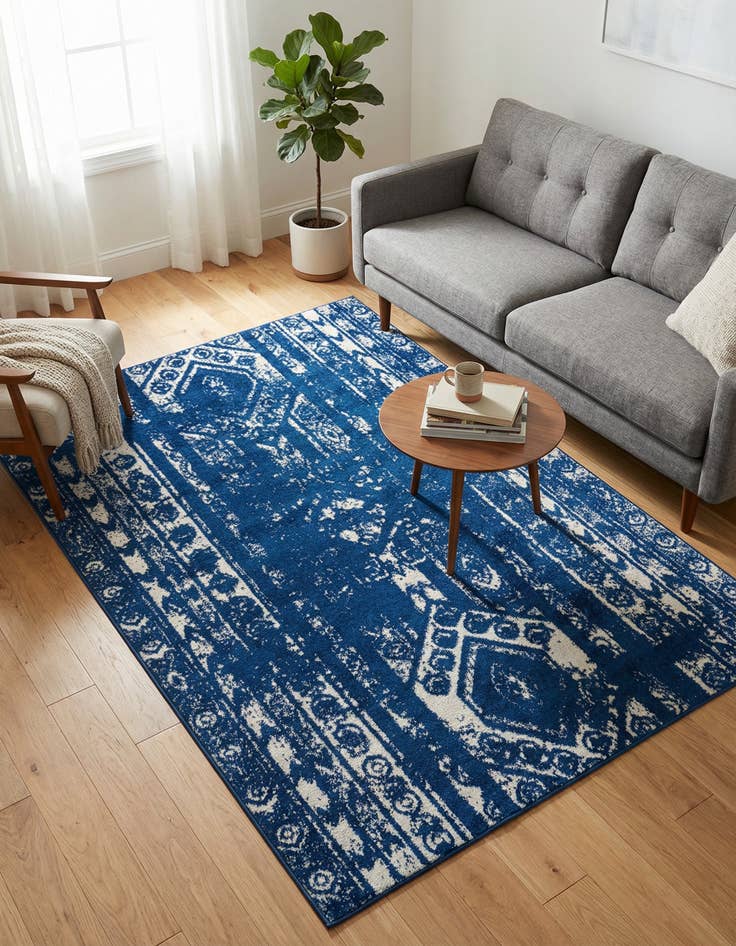 Detail image of 5' 3 x 8' Lennon Rug