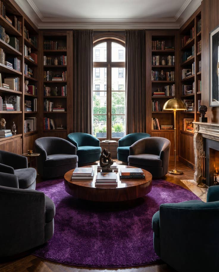Detail image of 305cm x 305cm Solid Frieze Round Rug