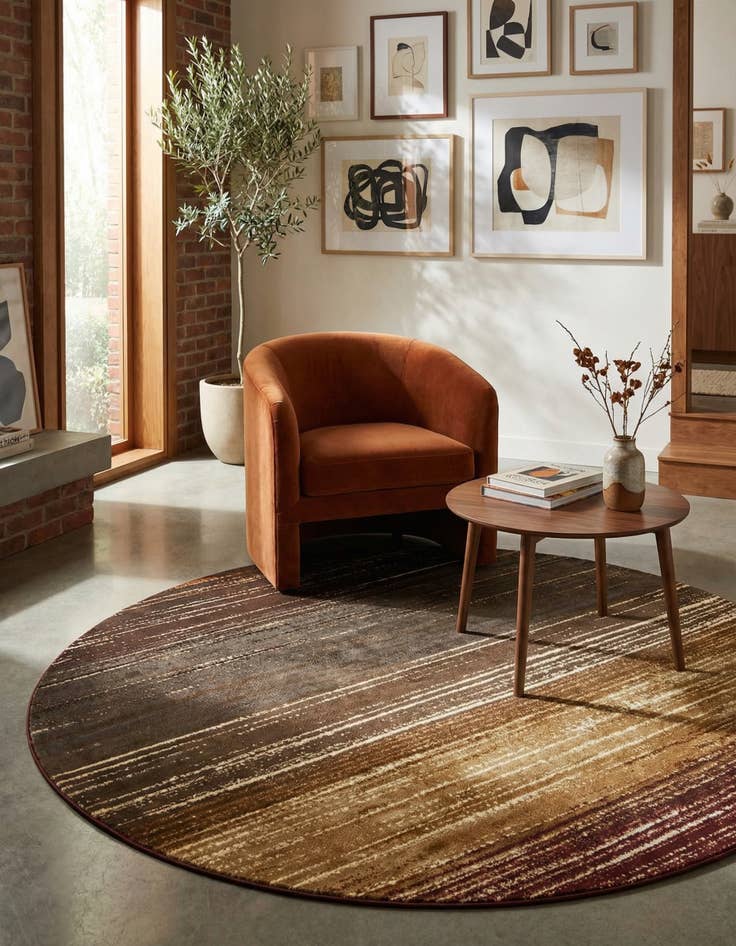 Detail image of 7' 10 x 7' 10 Cafe Round Rug