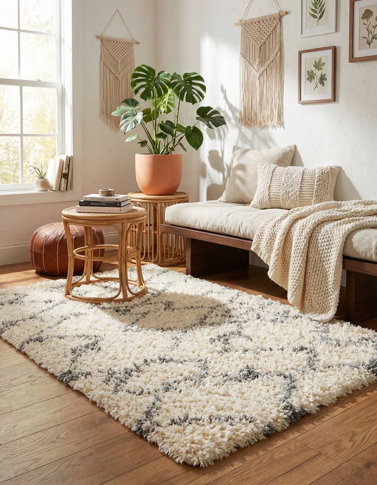 Detail image of 4' x 6' Infinity Shag Rug