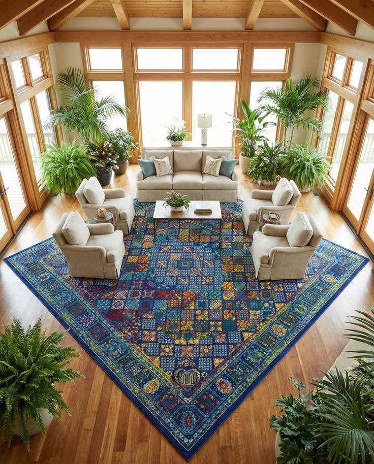 Detail image of 10' x 10' Calypso Square Rug