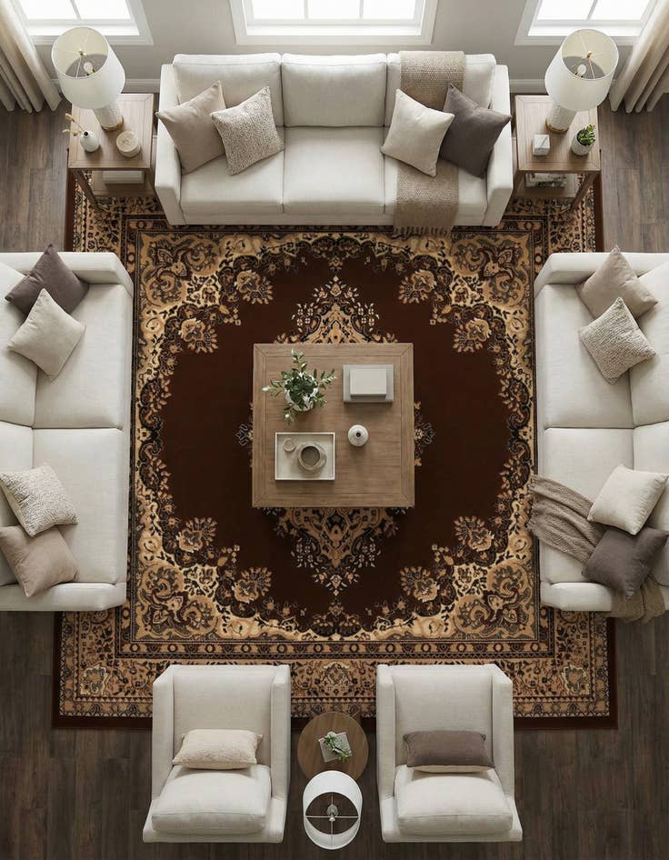 Detail image of 7' 10 x 7' 10 Amaya Square Rug